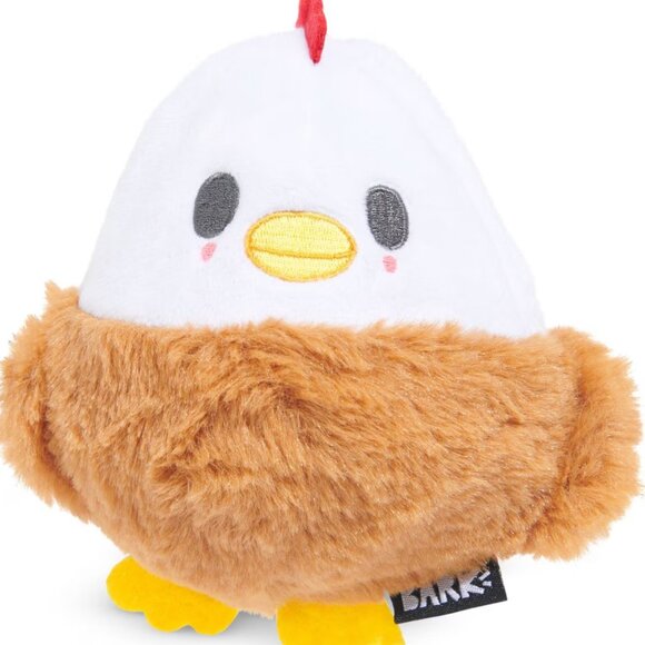 NWT, BARK Hatch Me If You Can Hard Core Tough Dog Chew Toy, Large, Tan and White - Picture 1 of 6